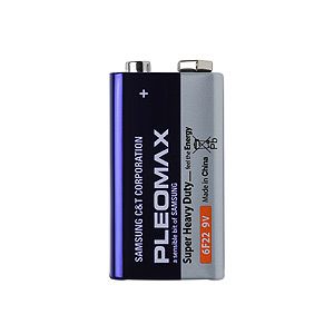 Батарейки Pleomax 6F22-1S SUPER HEAVY DUTY Zinc (10/200/10400)