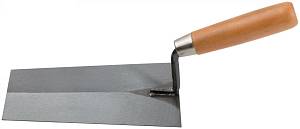 Кельма отделочная, инструментальная сталь, деревянная ручка 180 мм MOS