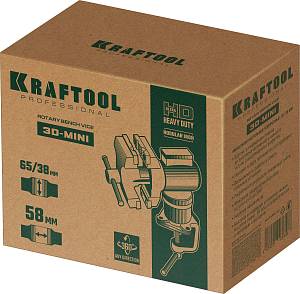 KRAFTOOL 3D-Mini, 65/38 мм, многофункциональные настольные тиски (32714-65)