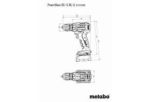 PowerMaxx BS 12 BL Q Pro Аккумуляторная дрель-шуруповерт Metabo