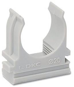 DKC 51020M Клипса-держатель для труб быстрого монтажа (под пистолет) D=20мм (100шт.)