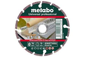 Алмазный отрезной круг 76x10,0 мм, «UP», универсальный «professional» (626873000) Metabo