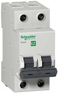 Автоматич-й выключатель EASY 9 2П 20A B 4,5кА 230В Schneider EZ9F14220