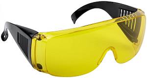 Очки защитные с дужками желтые FIT