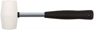 Киянка резиновая белая, металлическая ручка 45 мм ( 230 гр ) KУРС