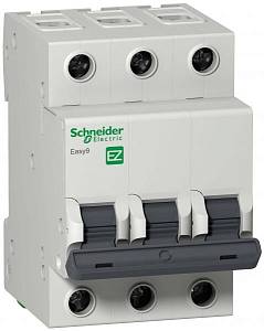 Автоматич-й выкл-ль Schneider EASY 9 3П 6А С 4,5кА 400В EZ9F34306