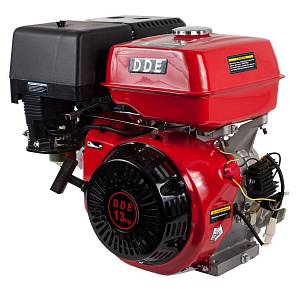 Двигатель бензиновый 4-х тактный DDE 188F-S25GE (25.0мм, 13.0л.с., 389 куб.см., фильтр-картридж, датчик уровня масла, генерирующая катушка 80W, электрдатчик уровня масла, генерирующая катушка 80W, электростартер 12V)