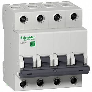 Автоматич-й выкл-ль Schneider EASY 9 4П 20А B 4,5кА 400В EZ9F14420