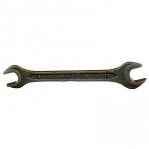 Ключ рожковый, 10 х 12 мм, CrV, фосфатированный, ГОСТ 2839 Сибртех 14323