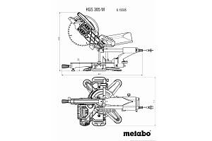 KGS 305 M Set Торцовочная пила Metabo (690968000)