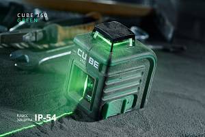 Лазерный уровень ADA CUBE 360 GREEN ULTIMATE EDITION