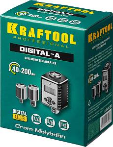 KRAFTOOL GRAND, 1/2″, 40 - 200 Н·м, динамометрический адаптер с переходниками (64044-200)