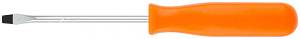 Отвертка &quot;Эконом&quot;, CrV сталь, пластиковая оранжевая ручка 4х75 мм SL FIT