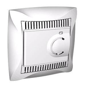 Schneider Electric WDE000138 Термостат для систем теплых полов с выносным датчиком на 10А-Дуэт-белый
