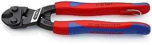 CoBolt болторез компактный, 200 мм, 2-комп ручки, проушина для страховки KNIPEX